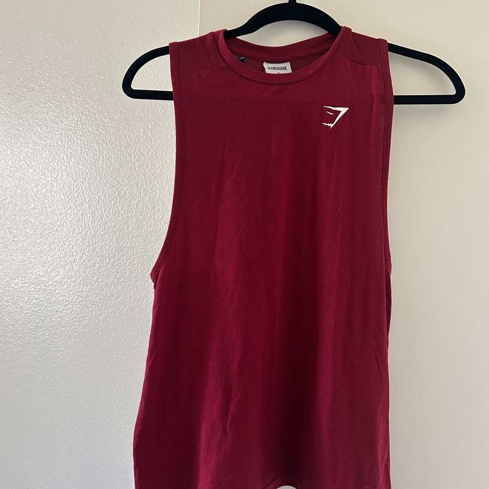 Gymshark Red Sleeveless Tank Top